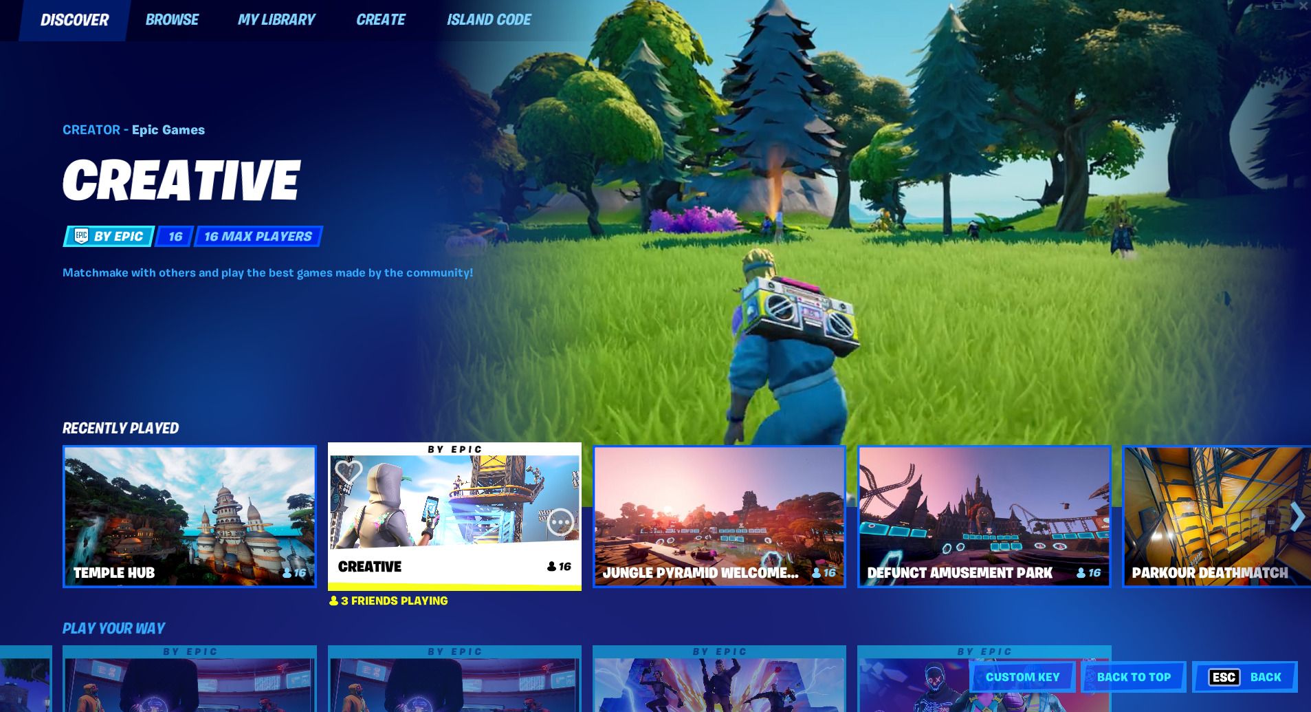 fortnite game features