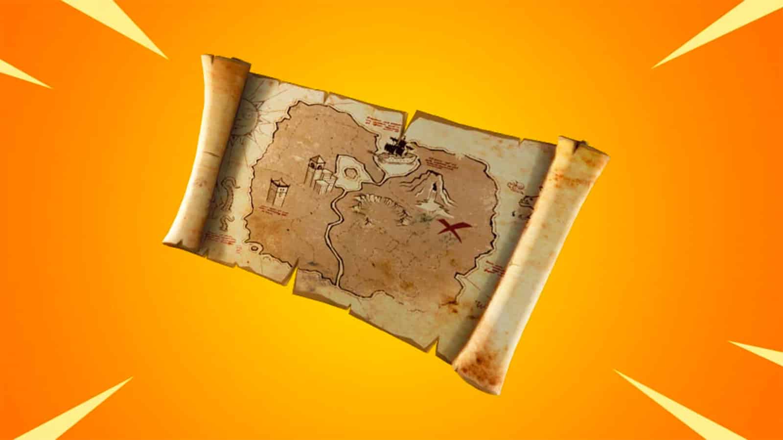 treasure map fortnite