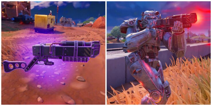 laser rifle in fortnite